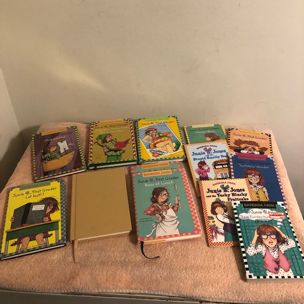 Lot of 12 Junie B. Jones Books Hardcover & Paperback